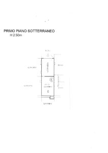 piano primo sotterraneo