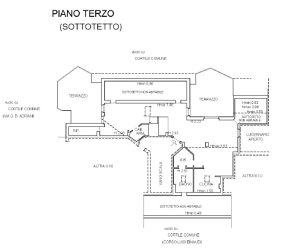 Pianta piano terzo